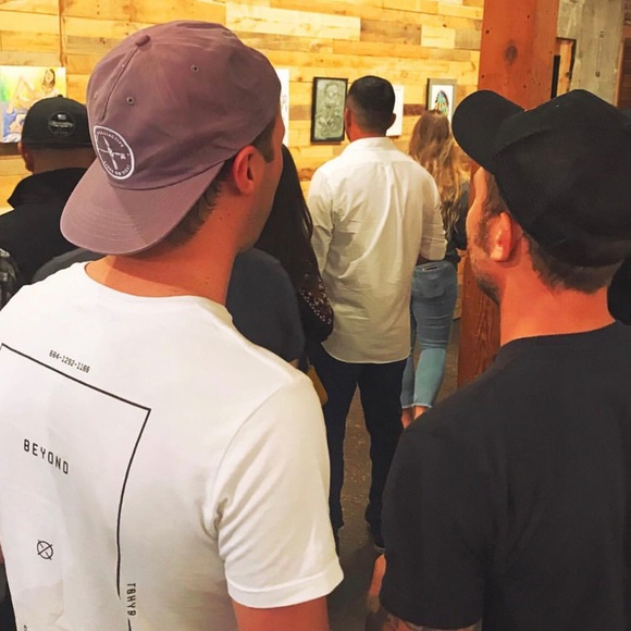 NEW grey unstructured SnapBack surf dad hat - Picture 6 of 8